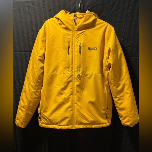 Rocky Rugged 80G Insulated Hooded Jacket Size Large Harvest Gold Color - Picture 1 of 6